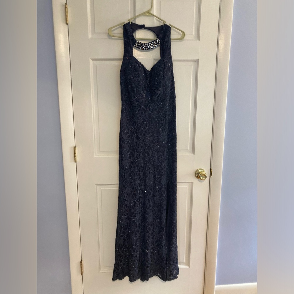 Prom dress from City Studio, Dark Blue, Size 13